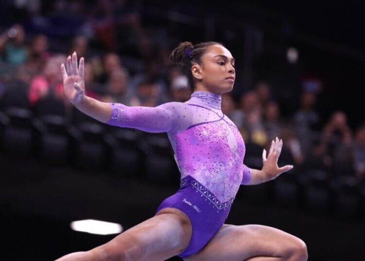 Hezly Rivera captures her second straight U.S. women’s gymnastics title