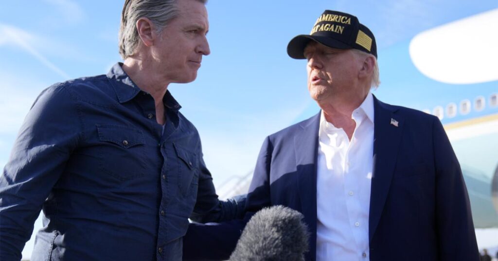 Trump set to visit L.A. for fundraiser. Attacking Newsom is on the agenda