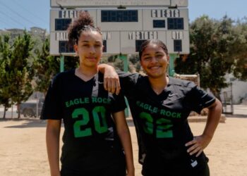 Moore sisters, Nylah and Cinzia, are ready to be standouts for Eagle Rock in flag football, basketball