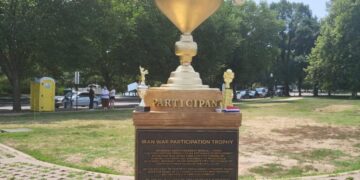 D.C., New York, Minneapolis: ‘Iran War Participation Trophy’ for Trump goes on tour, gets Instagram page