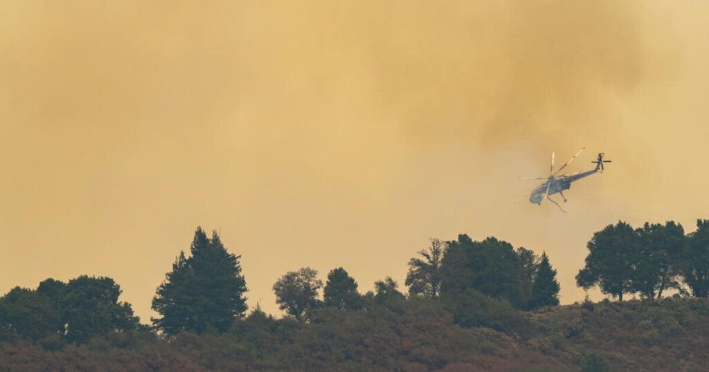 Firefighters struggling to get a handle on Timber fire as blaze surges again in Big Sur