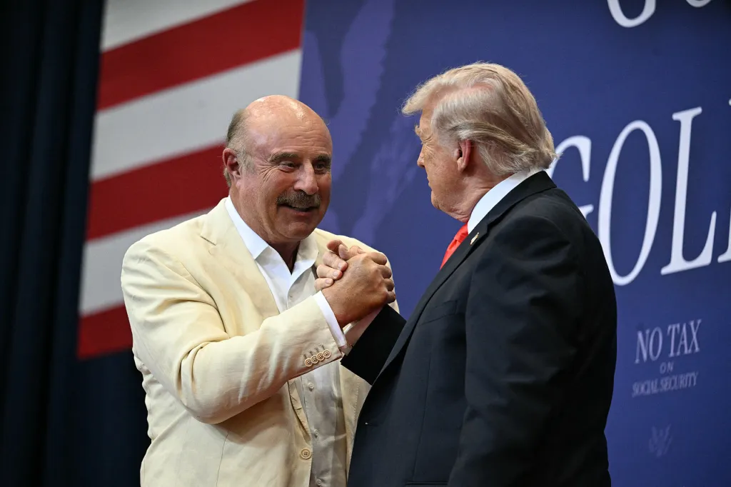 Dr. Phil McGraw has spoken in support of President Trump at several public appearances in recent years.