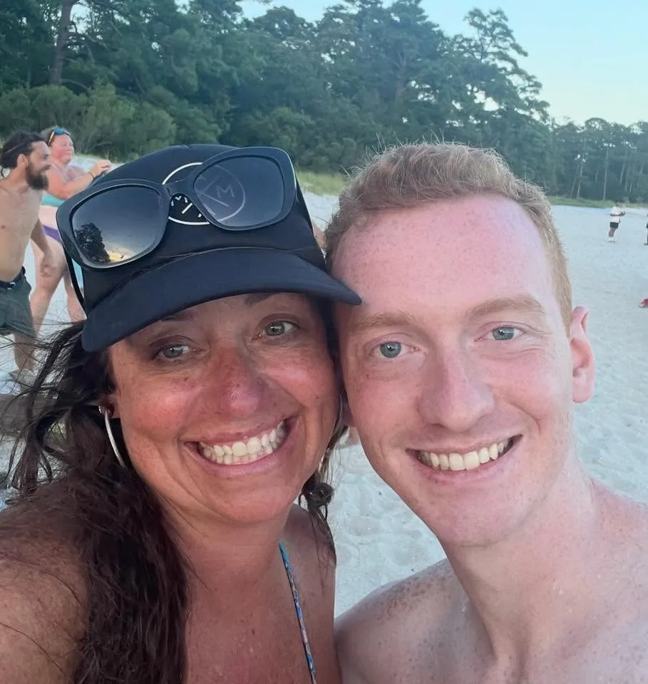 Shane Brooks, pictured with his mother, Penny Brooks, served roughly a decade in the Virginia National Guard and completed a nine-month tour in Iraq, according to his obituary.
