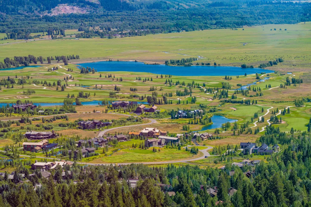 A view of Jackson Hole is seen from Snow Mountain on Saturday, Aug. 17, 2019.