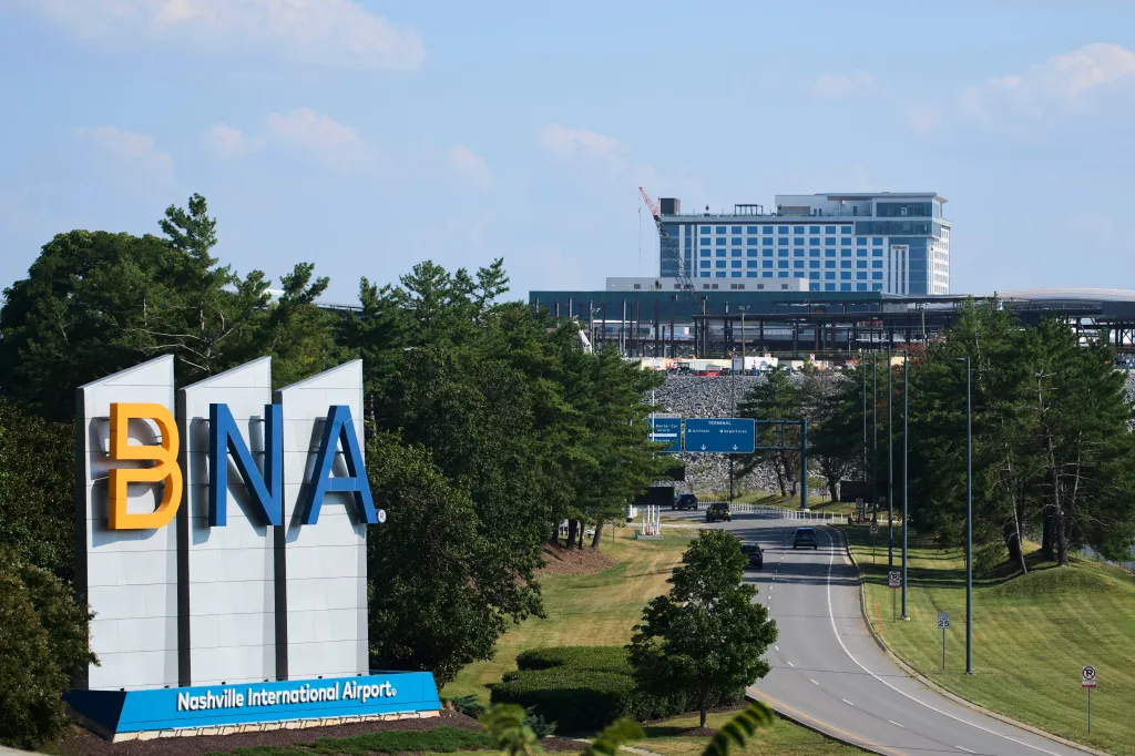 A view of the Nashville International Airport.