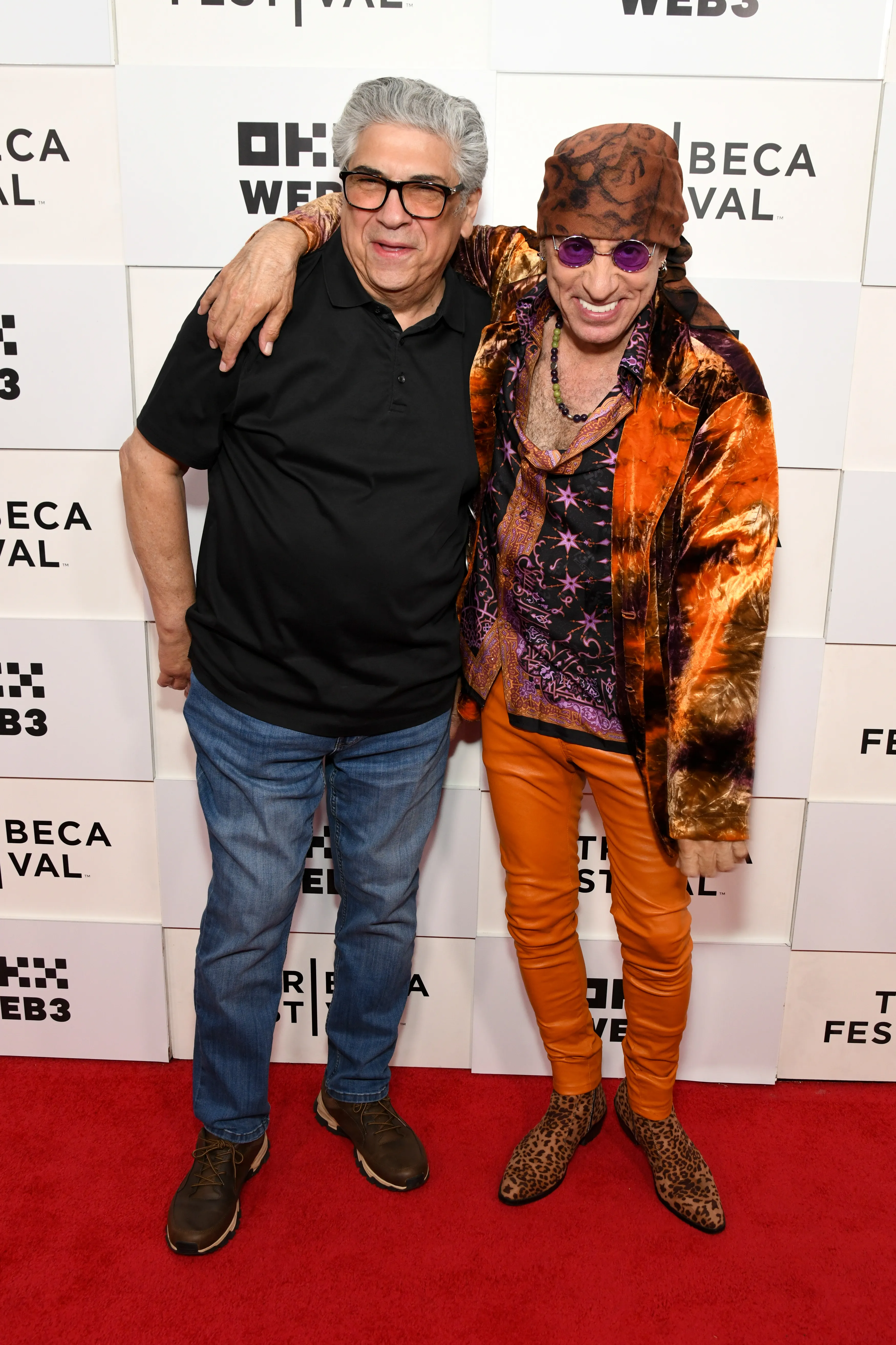 Vincent Pastore and Steven Van Zandt on the red carpet at the