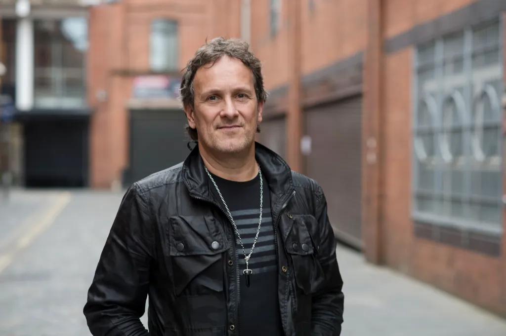 Vivian Campbell in Belfast before appearing to accept the Legends Award at the NI Music Awards.