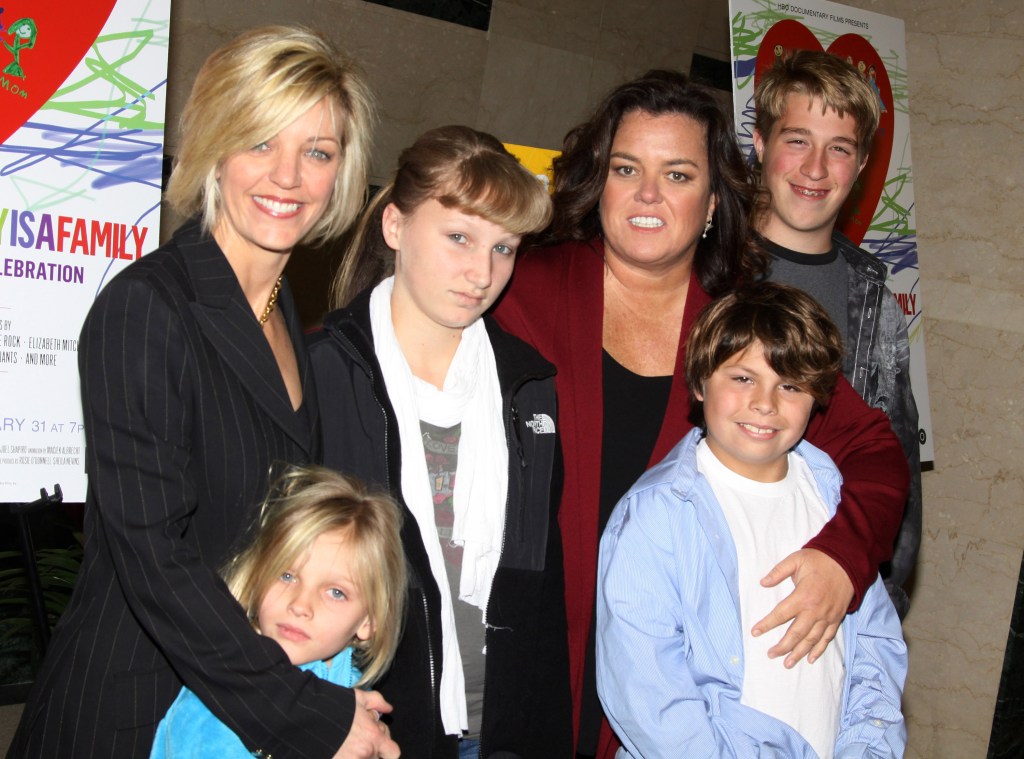 Vivienne Carpenter-O'Donnell, Kelli Carpenter, Rosie O'Donnell, and their children Chelsea, Blake, and Parker attend the HBO screening of 