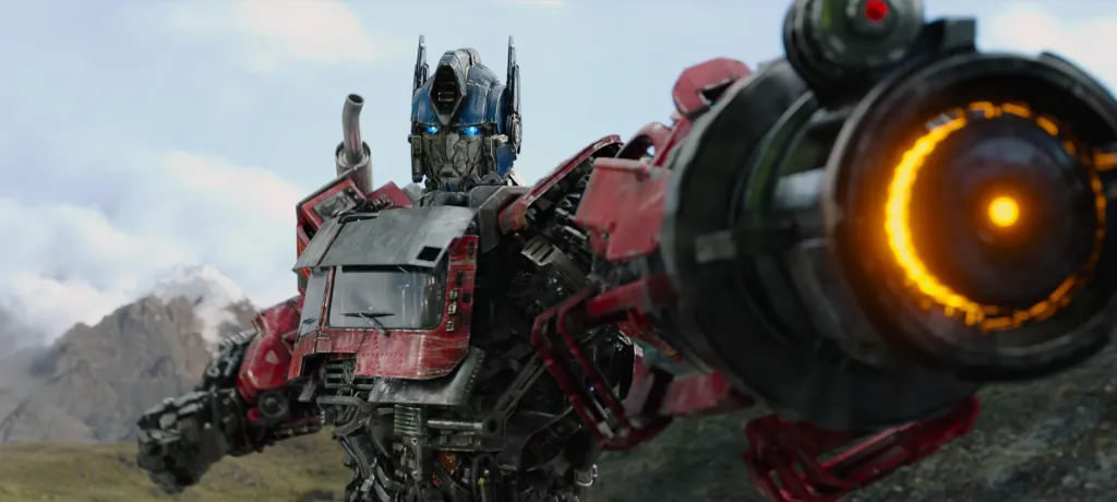Optimus Prime from Transformers: Rise of the Beasts.