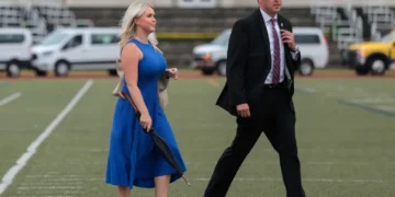 Karoline Leavitt leaving Trump’s White House
