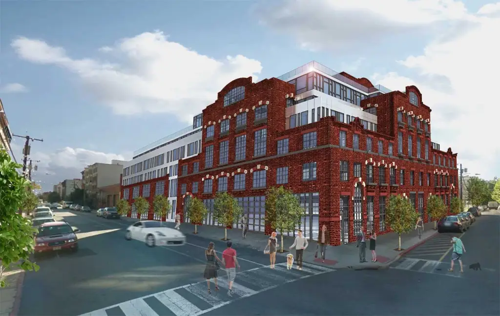 Illustration of Wonder Lofts rendering in Hoboken.
