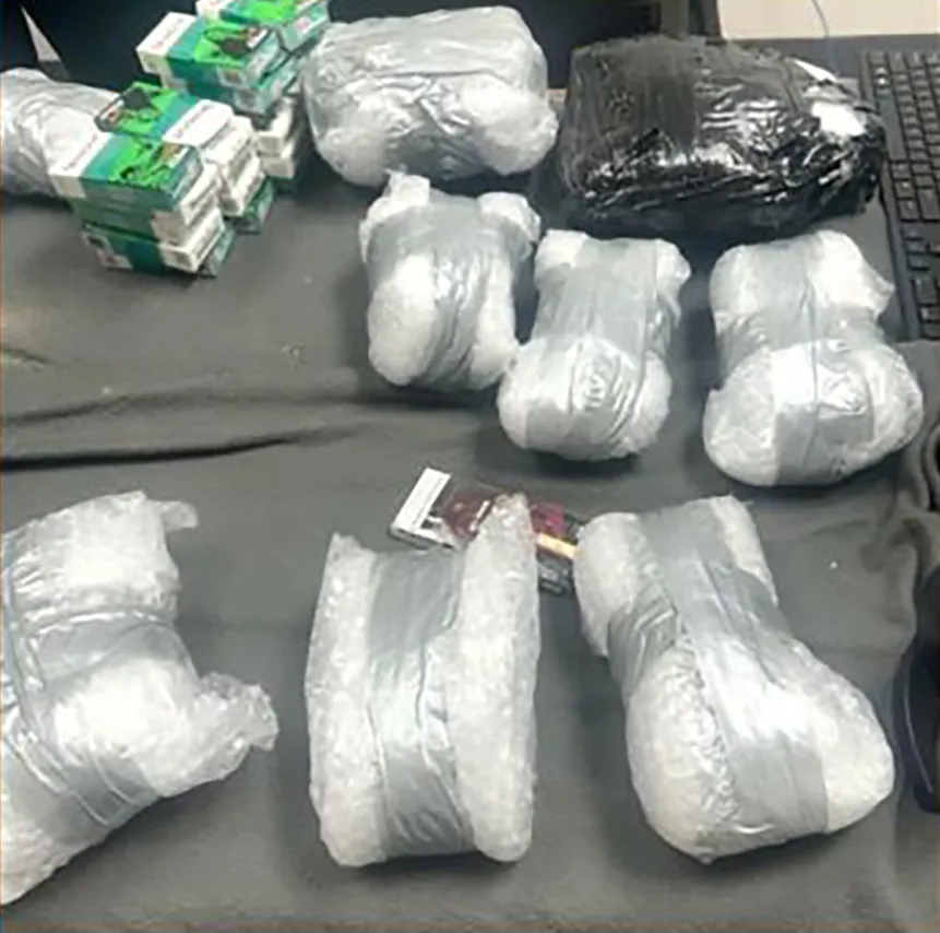 The seized contraband found in the Virginia prison believed to be worth $324,000.