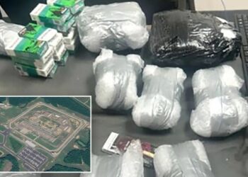 Attempted drone incursion at Virginia prison leads to $324K contraband haul with meth, 17 cellphones