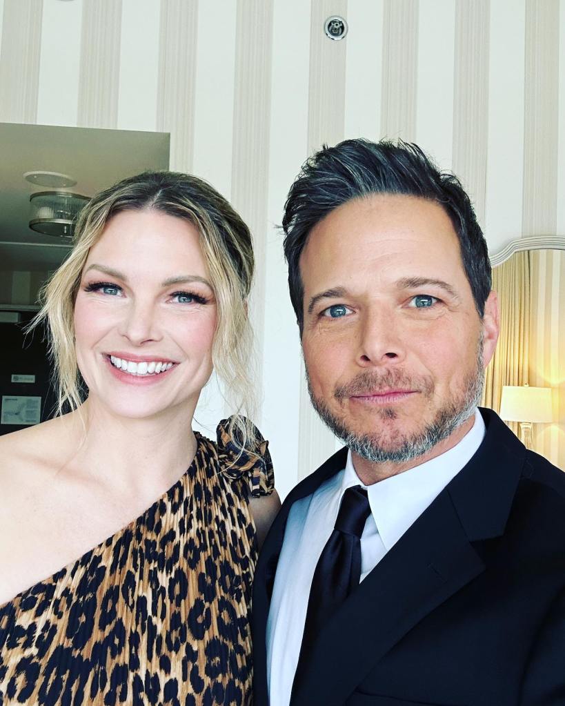 Scott Wolf and Kelley Wolf posing together.