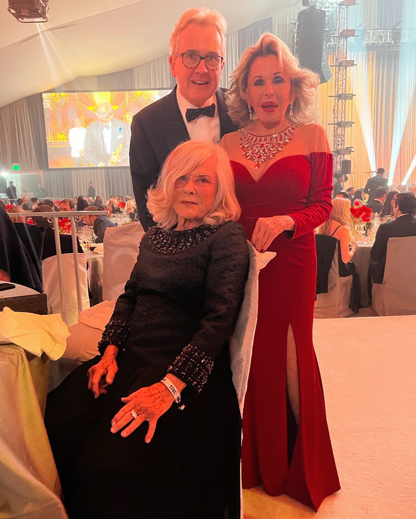 Andrea Eastman, John Scanlon and Nikki Haskell