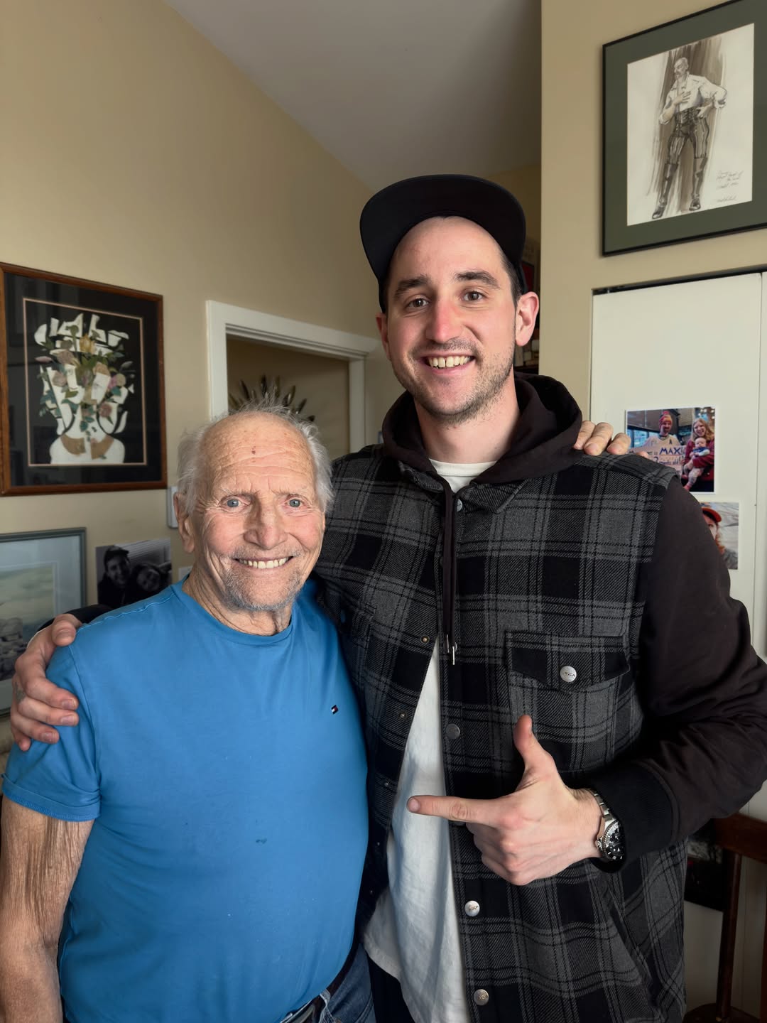 Scott Hylands with son Luke