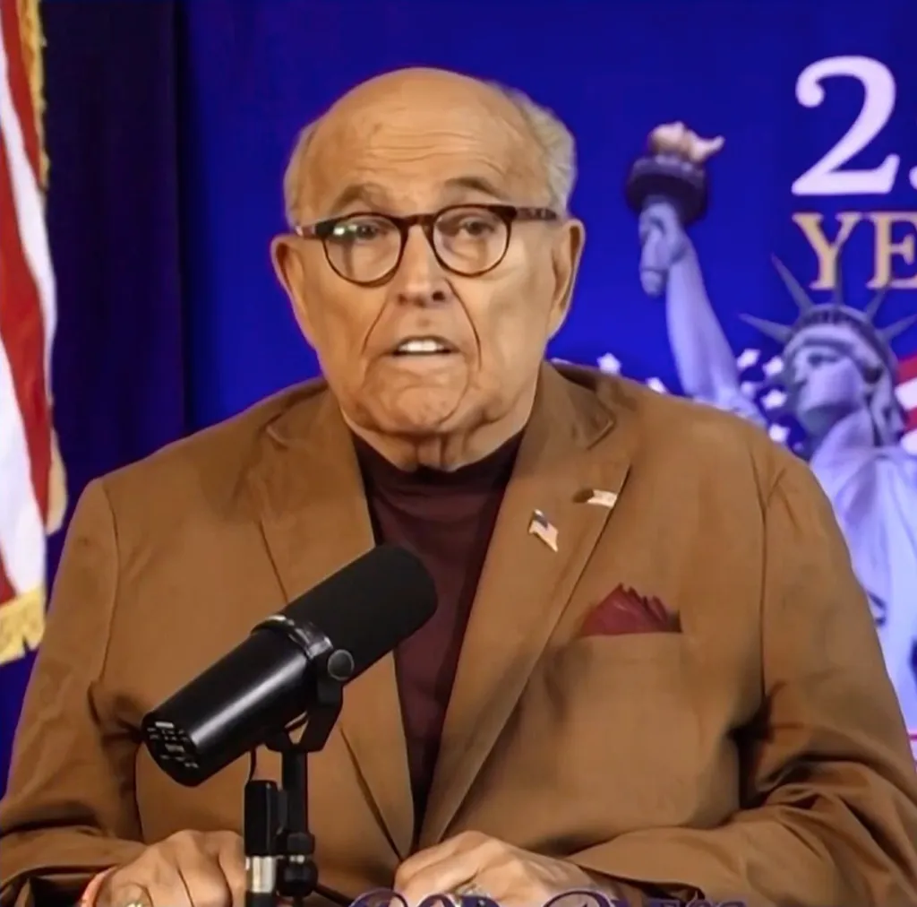 Rudy Giuliani appears on Newsmax.