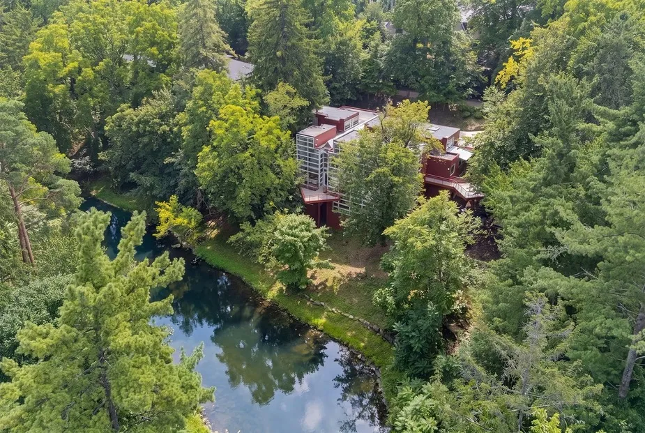 Aerial view of the