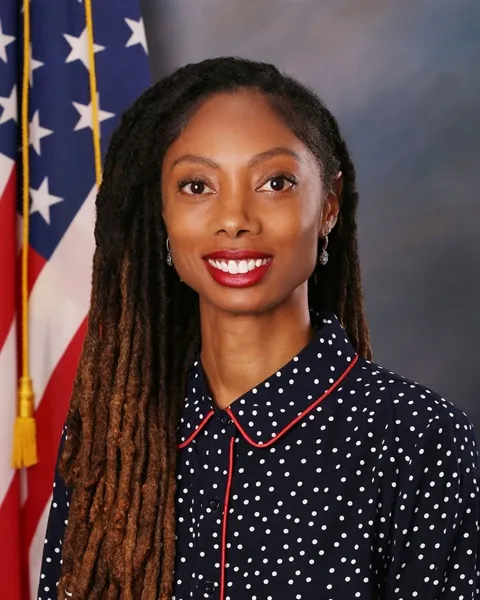 Elected Council member Princess Washington.