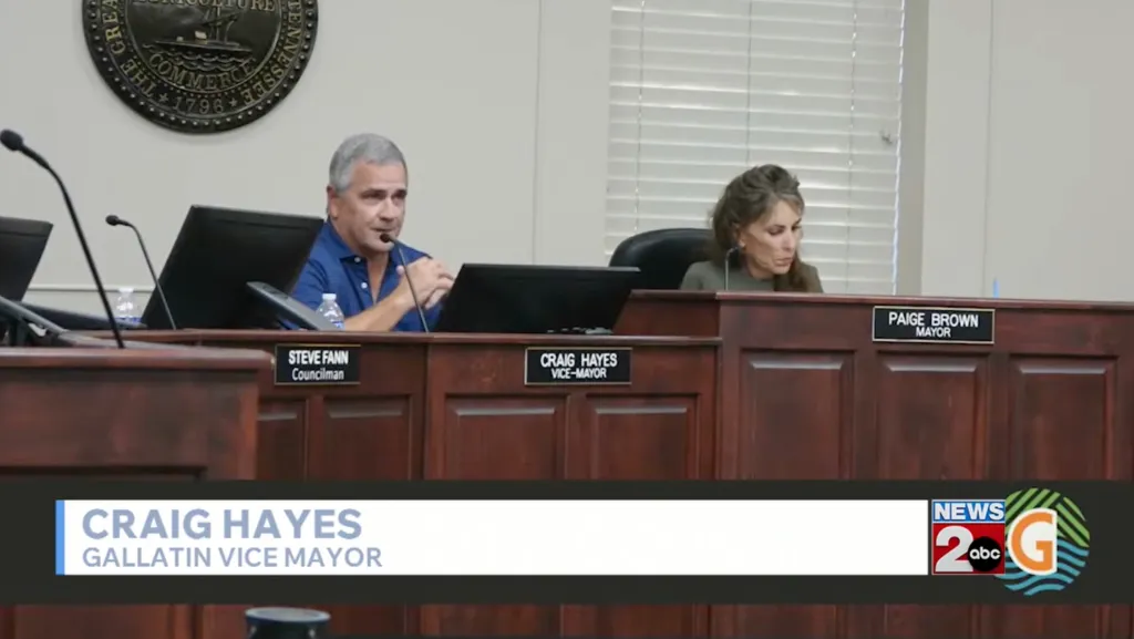 Gallatin, TN Vice Mayor Craig Hayes doubled down after telling resident Michael Zinser to 