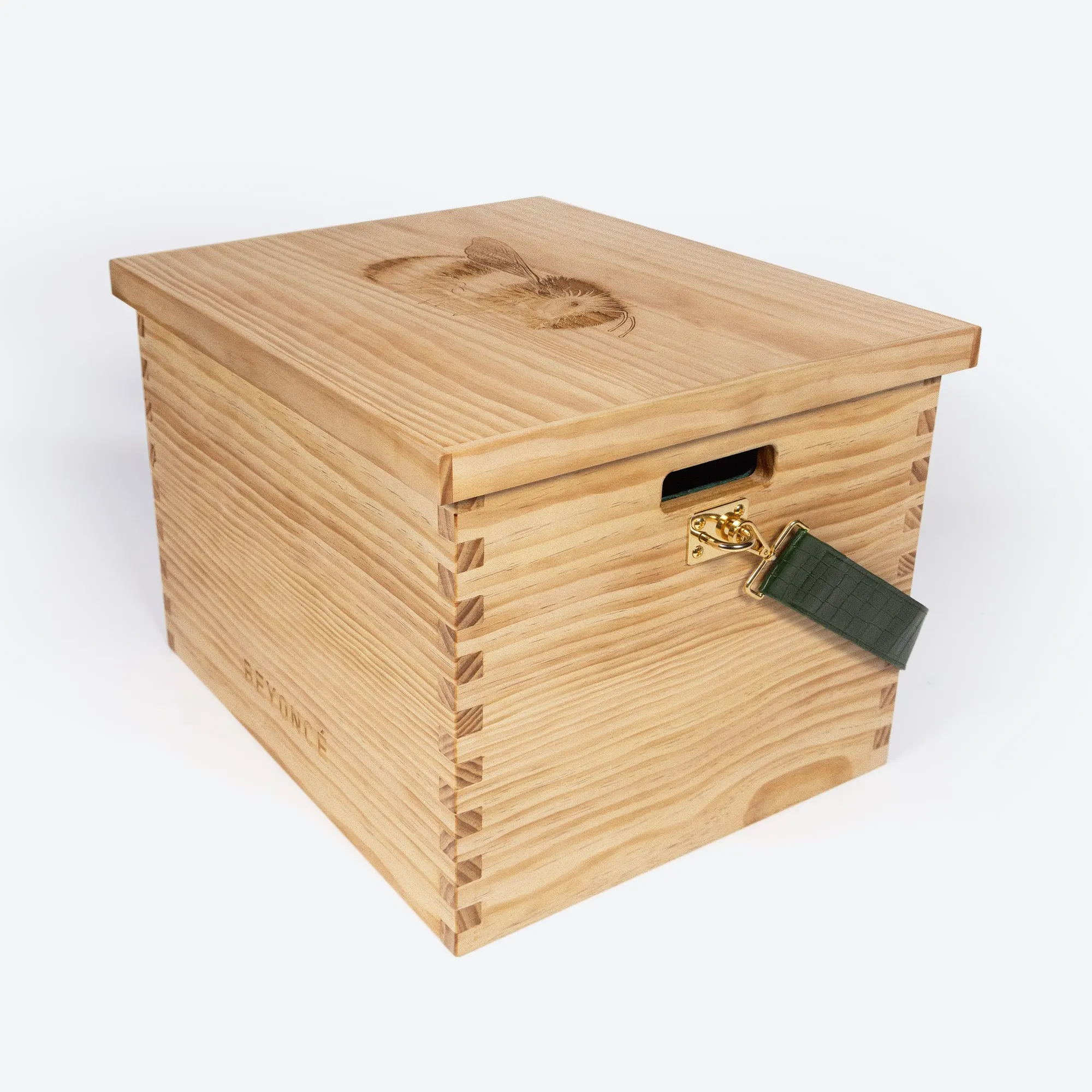 Wooden box with