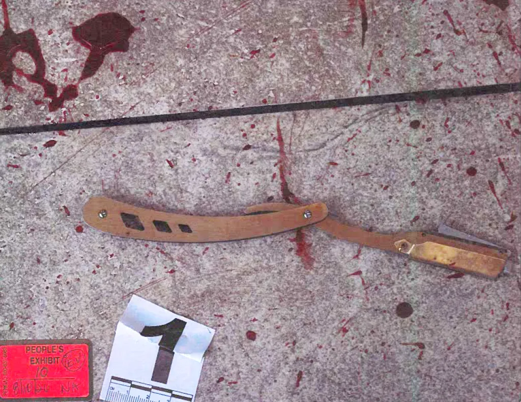 A straight razor and a