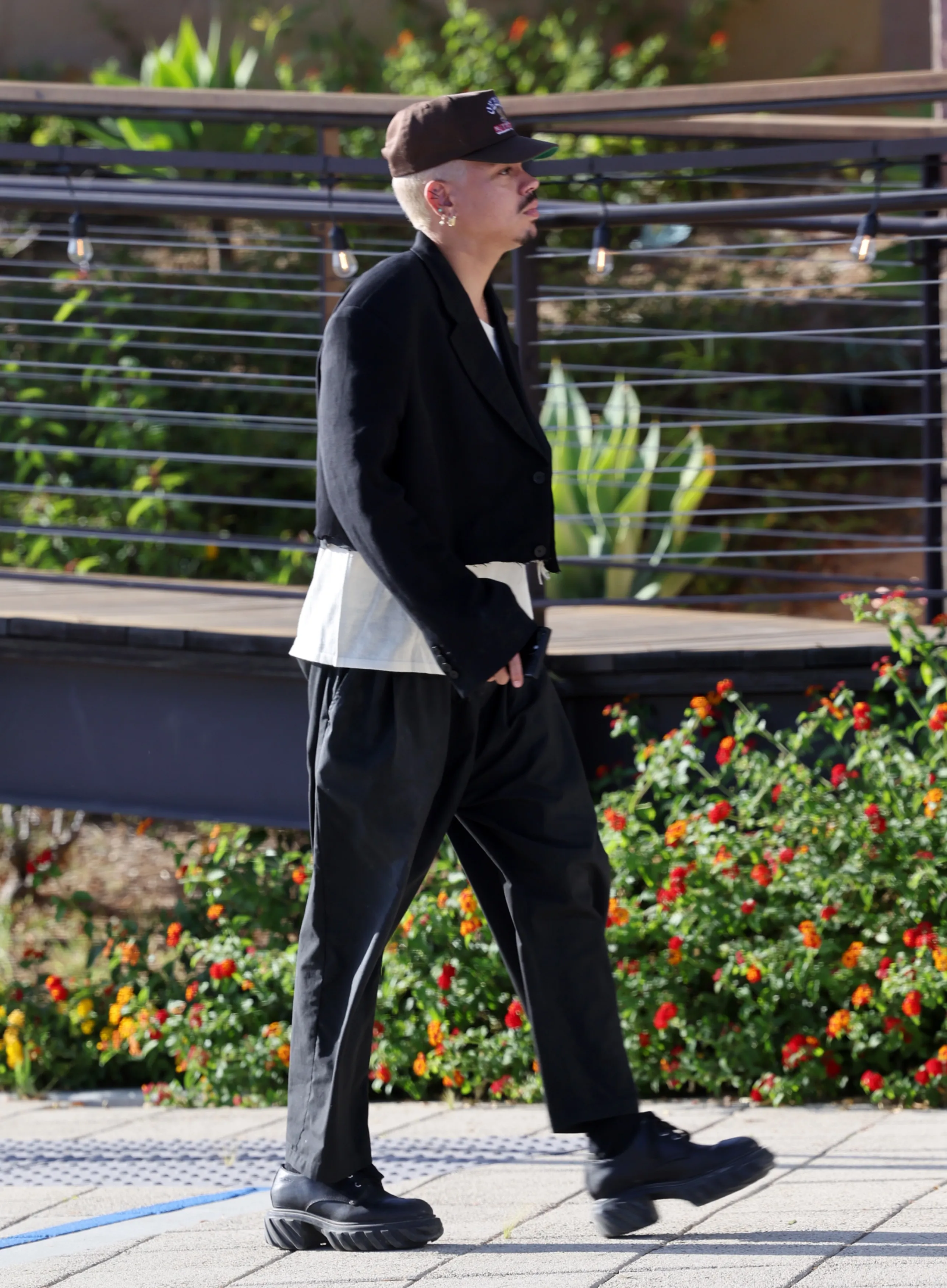 Evan Ross at Hayden Panettiere's memorial Saturday