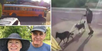 Grieving widow of California man killed by school bus sues district