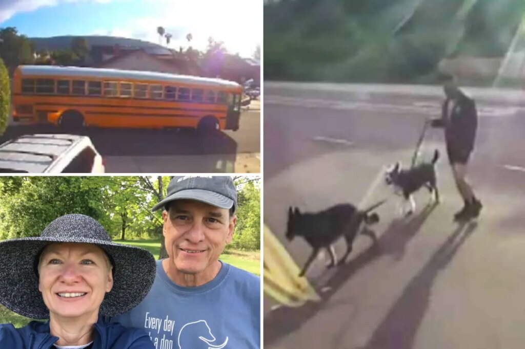 Grieving widow of California man killed by school bus sues district