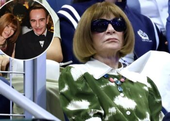 Anna Wintour looks downcast during US Open appearance hours after John Galliano Met Gala drama