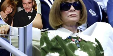 Anna Wintour looks downcast during US Open appearance hours after John Galliano Met Gala drama
