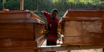 The Business of Coffin Making in a City Ravaged by Ebola