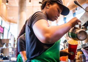Starbucks is discontinuing a blending powder for drinks after particles went ‘airborne’ and left baristas coughing and falling ill