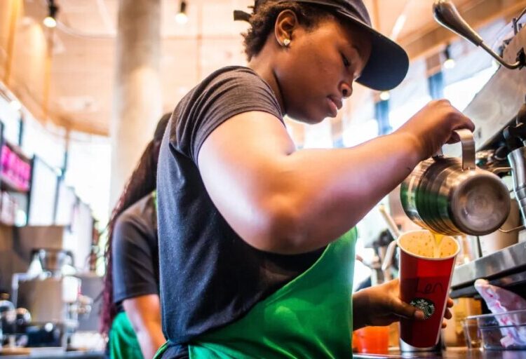 Starbucks is discontinuing a blending powder for drinks after particles went ‘airborne’ and left baristas coughing and falling ill