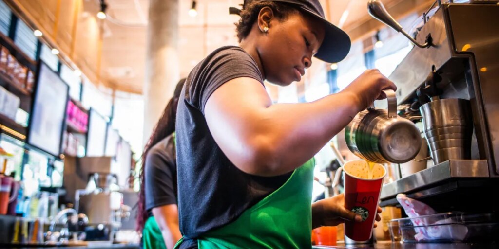 Starbucks is discontinuing a blending powder for drinks after particles went ‘airborne’ and left baristas coughing and falling ill