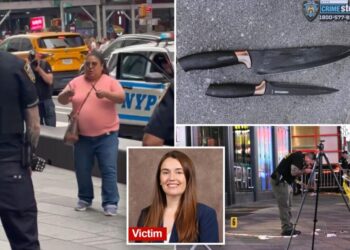 Victim stabbed to death in Times Square rampage was VP at Bank of America, just celebrated 2nd wedding anniversary