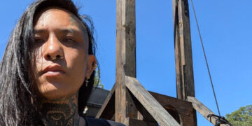 He brought a guillotine to D.C. He didn’t expect to get arrested.