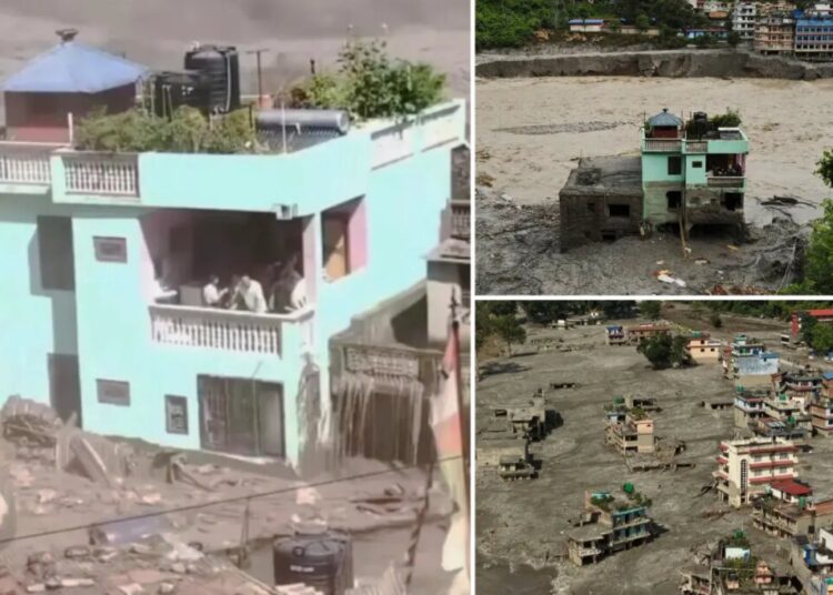 Nepal ‘miracle house’ stays standing as raging floodwaters destroy everything around it