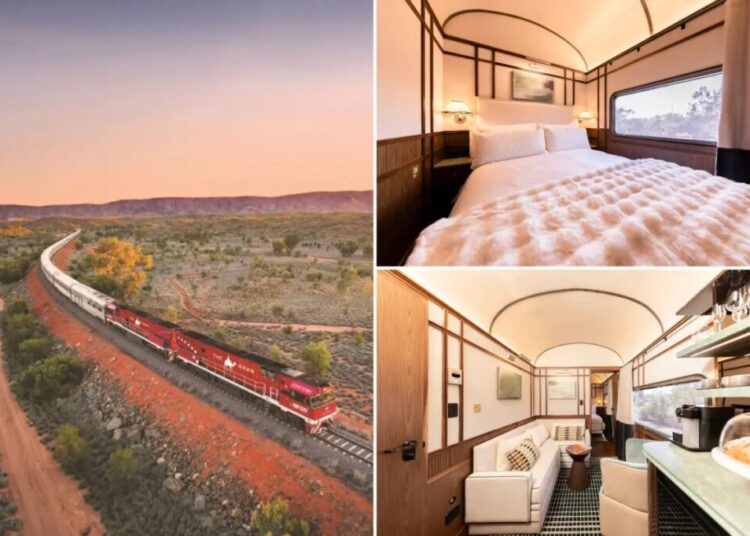 Letting off steam: Australia’s legendary luxury rail line rolls out sumptuous new suites