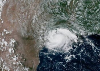Tropical Storm Edouard Lashes Gulf Coast With Heavy Rain as it Moves Ashore