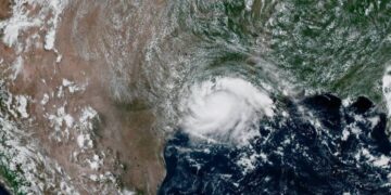 Tropical Storm Edouard Lashes Gulf Coast With Heavy Rain as it Moves Ashore