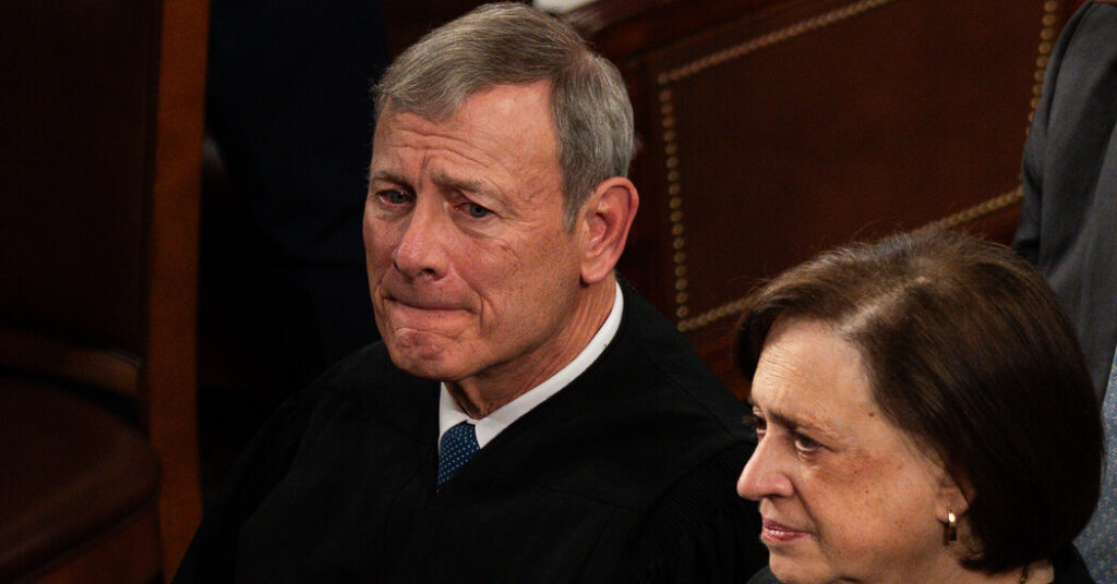 On Trump’s Ballroom, Chief Justice Finds Himself in an Unusual Spot: In Dissent