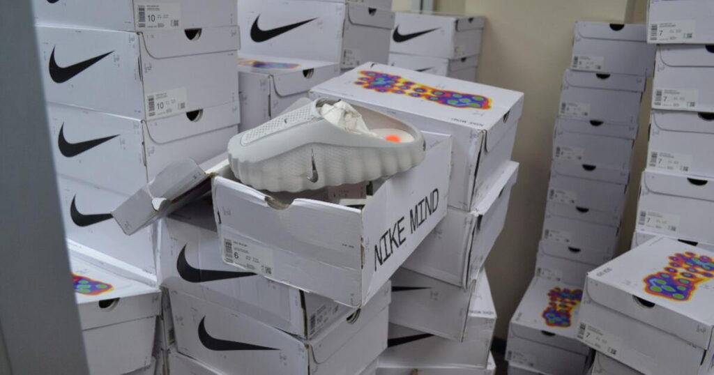 $10 million in Adidas and Nike streetwear found at Arcadia warehouse, all fake, authorities say