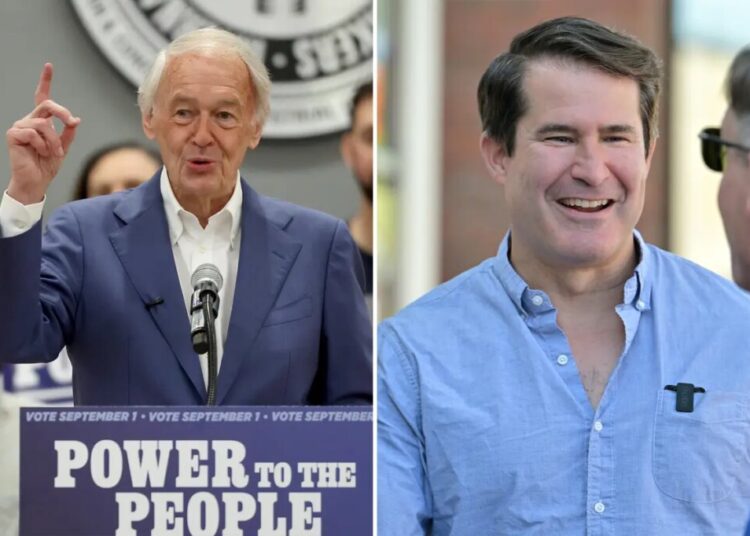 Incumbent Ed Markey, 80, defeats Seth Moulton, 47, in Massachusetts Democratic Senate primary 