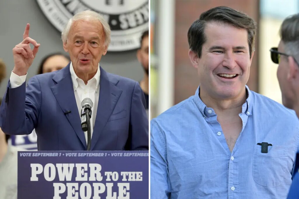 Incumbent Ed Markey, 80, defeats Seth Moulton, 47, in Massachusetts Democratic Senate primary