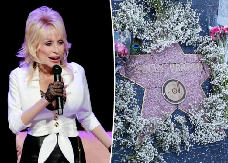 Dolly Parton’s Hollywood Walk of Fame star vandalized