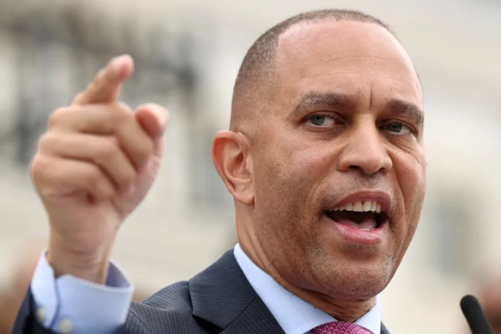 Blindsided Hakeem Jeffries threatens retribution after Dem defectors rescue GOP gambit