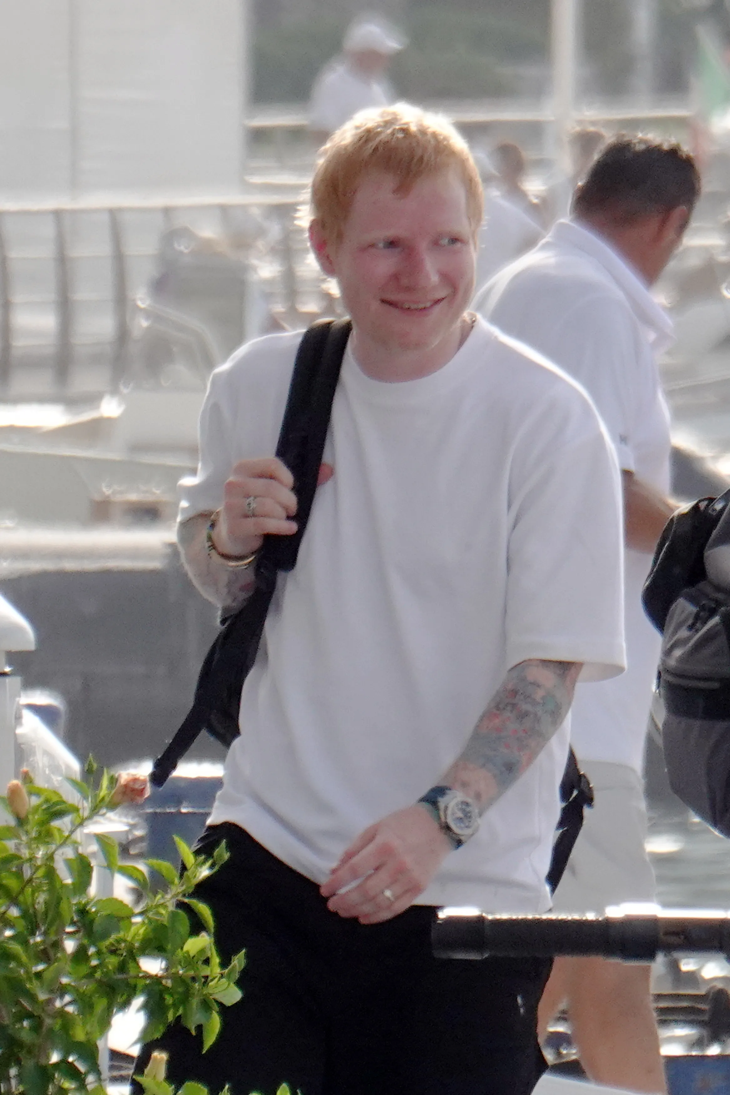 Ed Sheeran was spotted in Capri, Italy on Aug. 27, 2026.