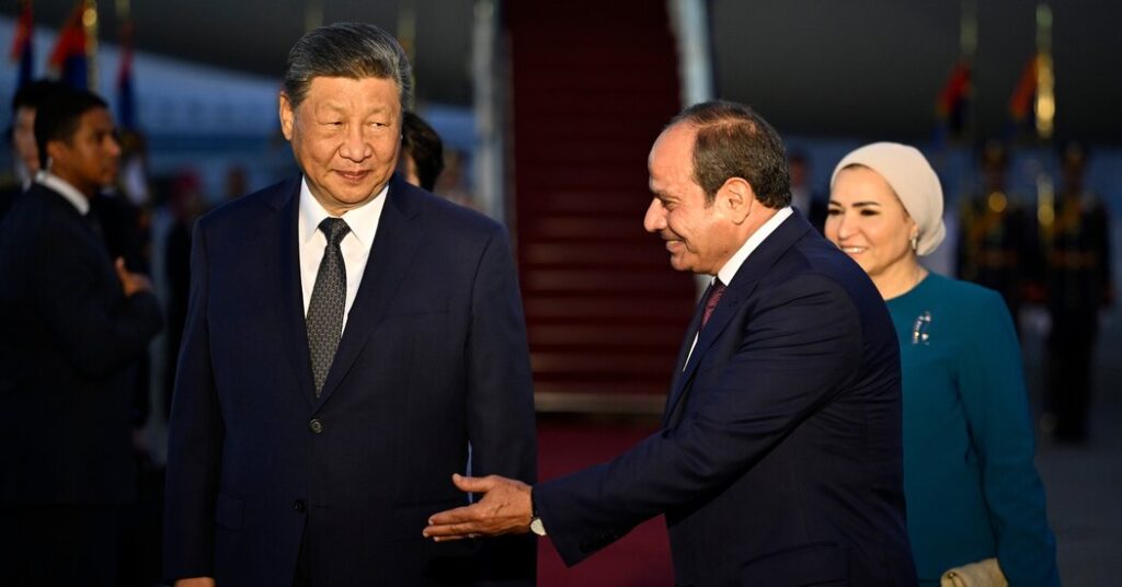 In Egypt, Xi Challenges America’s Influence in the Middle East
