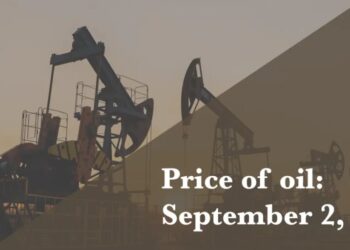 Current price of oil as of September 2, 2026